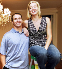 Drew and Brittany Brees